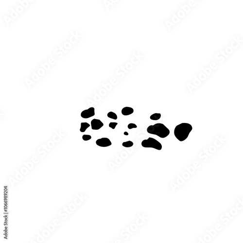 Black Stone Gravel Pebble