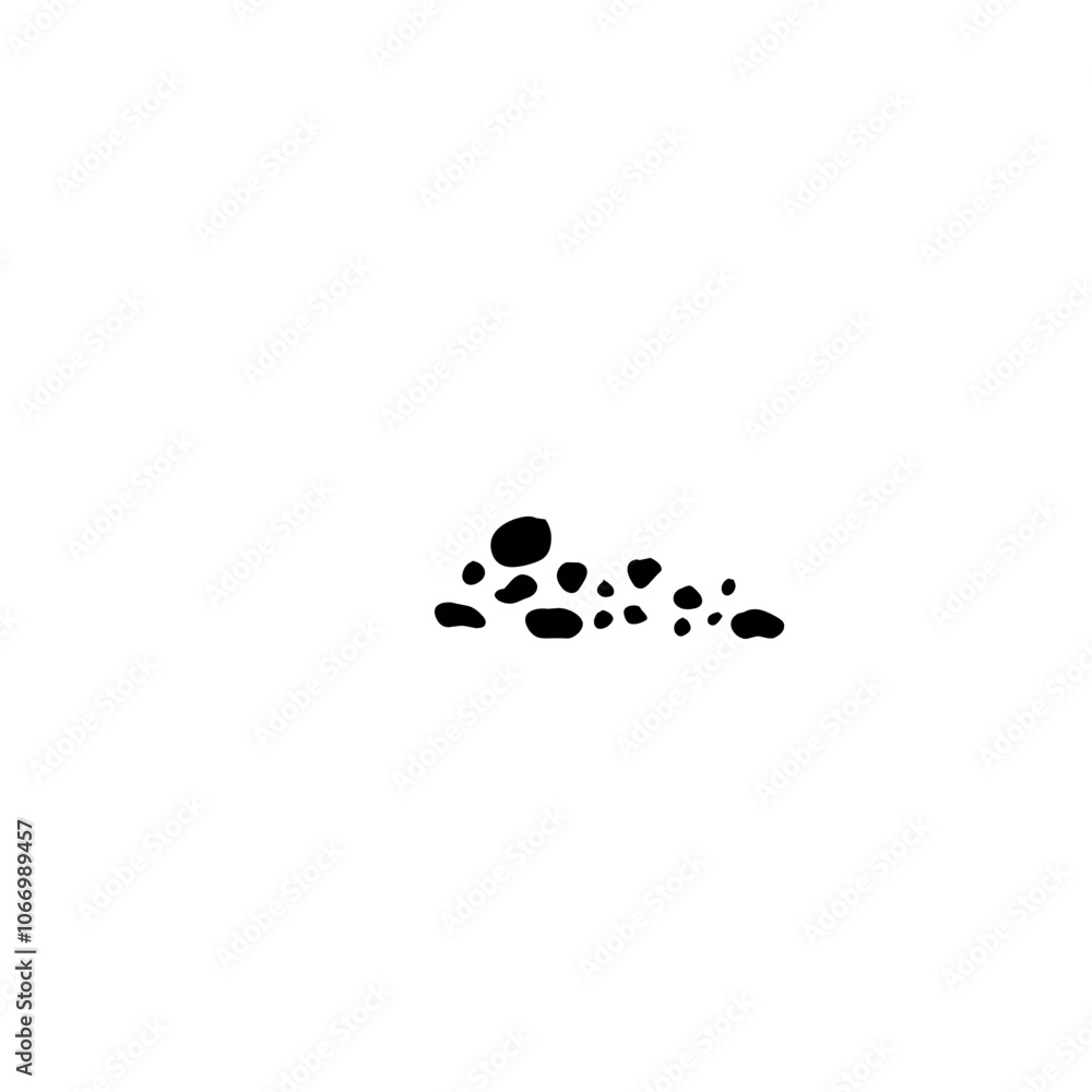 Black Stone Gravel Pebble