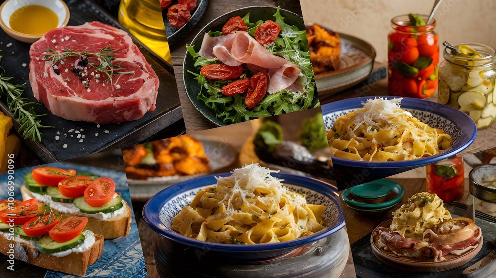 Natural foods (different cuisines) Natural foods (different cuisines)
