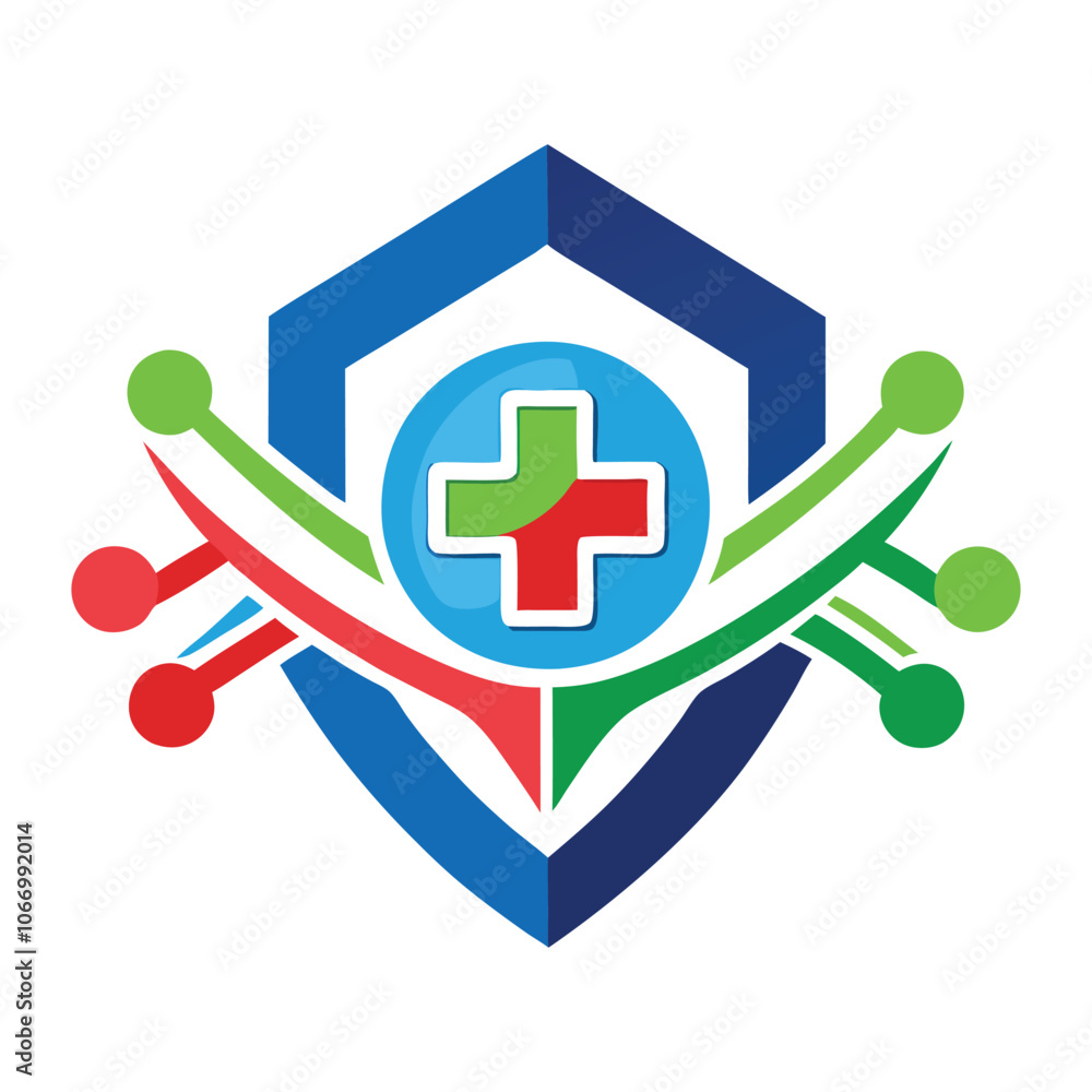 health tech logo design on white background health tech logo design on white background