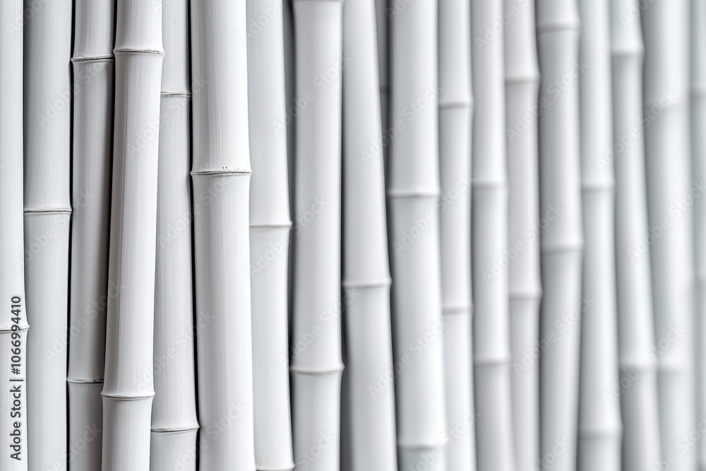 Fototapeta premium Stylized 3D Illustration of Moso Bamboo Stalks