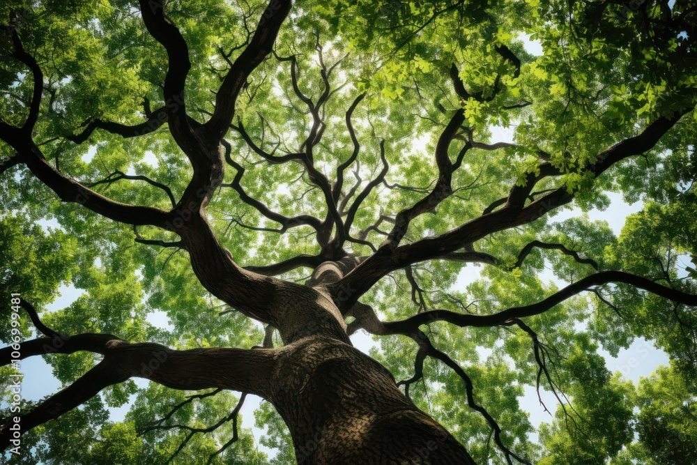 Fototapeta premium Tree outdoors woodland branch.