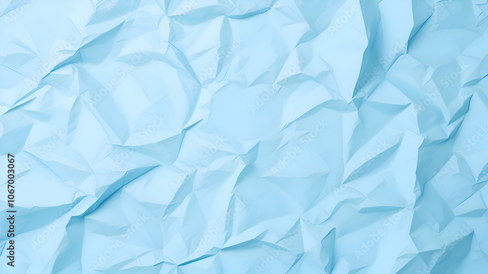 Obraz premium crumpled blue paper background