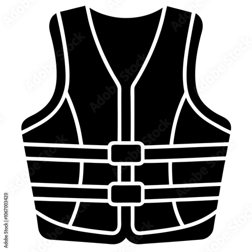  life-jacket-icon-silhouette-vector-illustration.Body armor icon.Protective Clothing Icon, Vector Symbol Illustration.Life jacket.