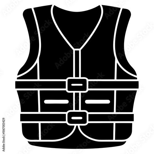  life-jacket-icon-silhouette-vector-illustration.Body armor icon.Protective Clothing Icon, Vector Symbol Illustration.Life jacket.