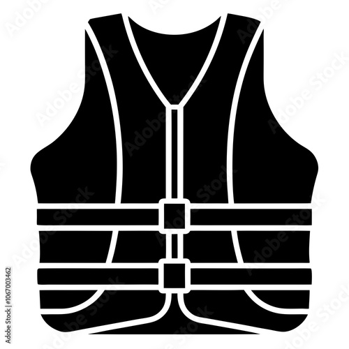  life-jacket-icon-silhouette-vector-illustration.Body armor icon.Protective Clothing Icon, Vector Symbol Illustration.Life jacket.