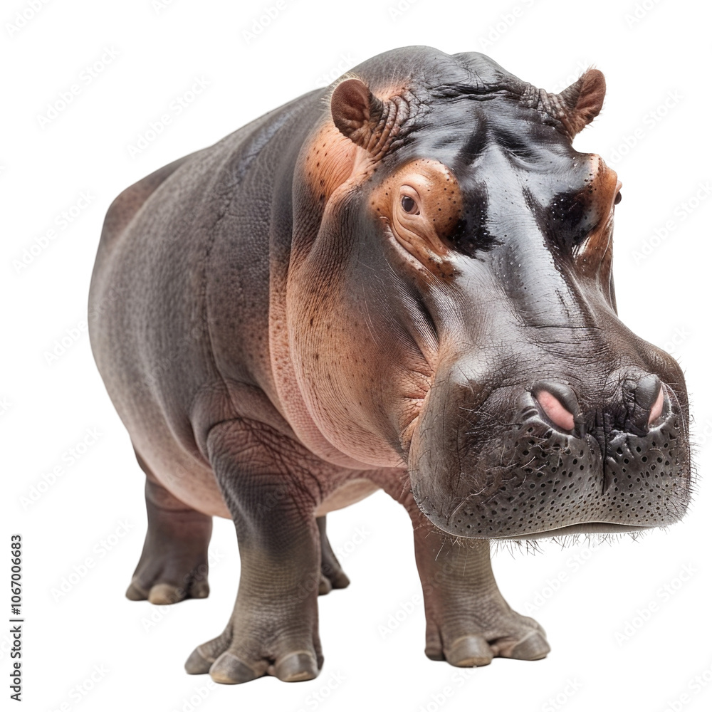 Hippopotamu with transparent background Hippopotamu with transparent background