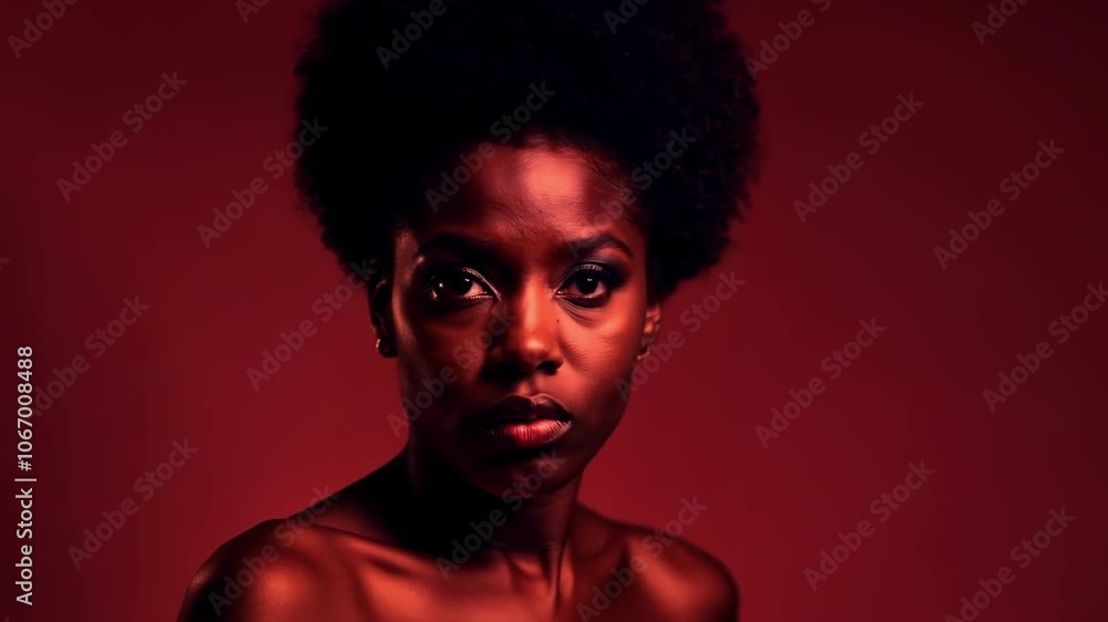 Captivating portrait sequence embracing minimalist lighting and intense expression Captivating portrait sequence embracing minimalist lighting and intense expression