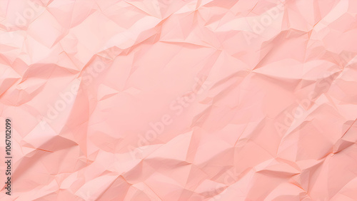 crumpled pink paper texture