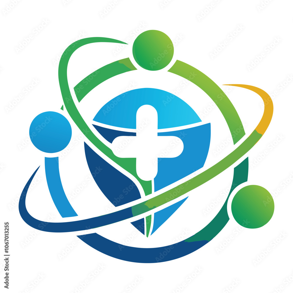 health tech logo design on white background health tech logo design on white background