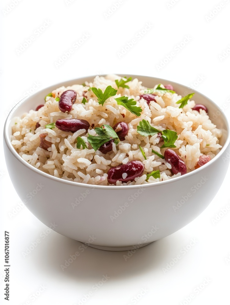 Delicious Bowl of Rajma Chawal with Kidney Beans Delicious Bowl of Rajma Chawal with Kidney Beans