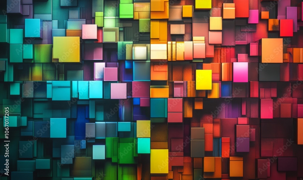 colorful pixels, created using generative ai technology colorful pixels, created using generative ai technology