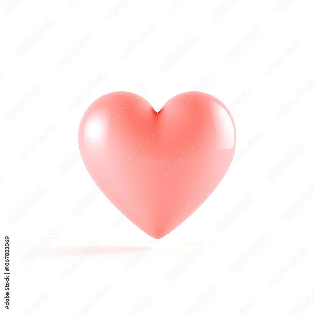 red heart isolated on white background red heart isolated on white background