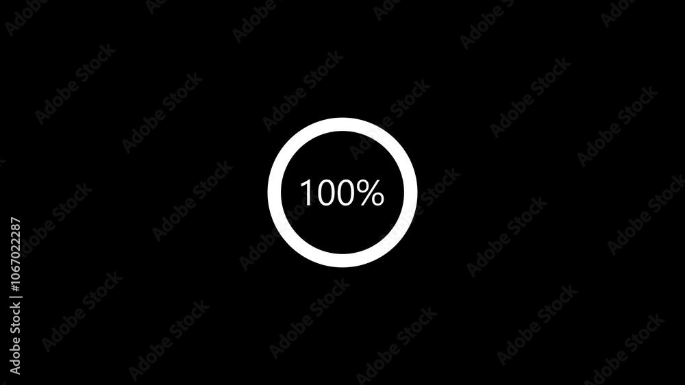 Animated of circle loading icon . Circle loading bar for transferring on black background. Animated of circle loading icon . Circle loading bar for transferring on black background.