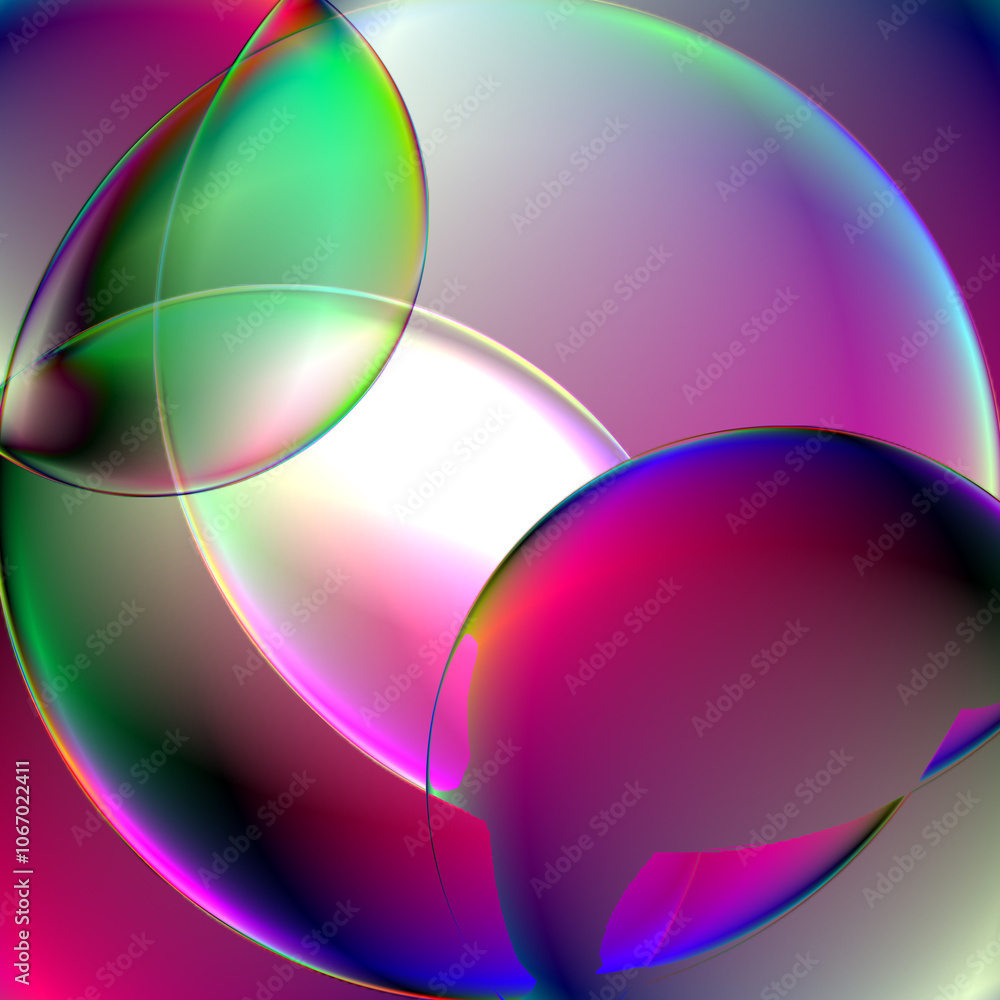 Naklejka premium 虹色の明るいバックグラウンド。