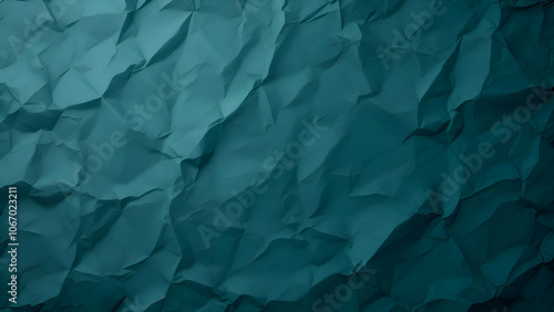 crumpled green paper texture