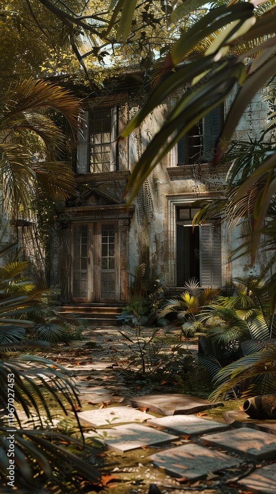 Overgrown Tropical House: A Glimpse into a Forgotten Paradise Overgrown Tropical House: A Glimpse into a Forgotten Paradise