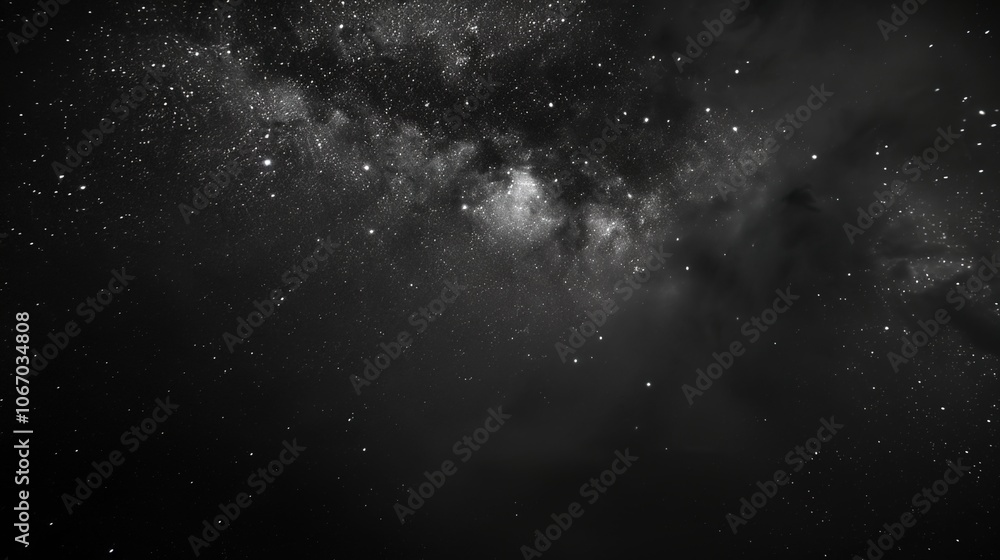 Stunning Stereoscopic Black Starry Sky Background: A Celestial Panorama Stunning Stereoscopic Black Starry Sky Background: A Celestial Panorama