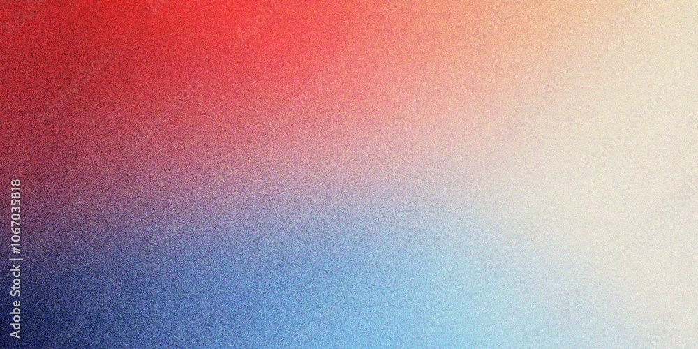 Abstract red and blue texture gradient background, grainy noise gradient Abstract red and blue texture gradient background, grainy noise gradient