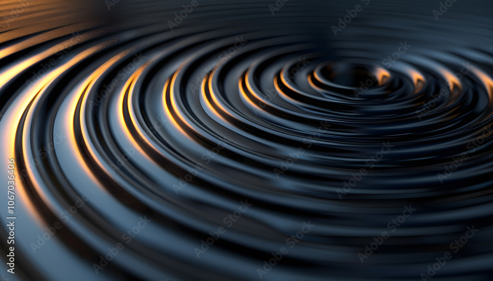 Close-up of rippling water surface with golden reflections, creating a serene and tranquil mood. Close-up of rippling water surface with golden reflections, creating a serene and tranquil mood.