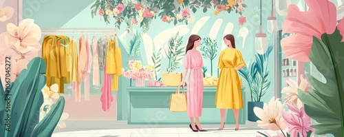 Pastel Hued Fashion Boutiqu...