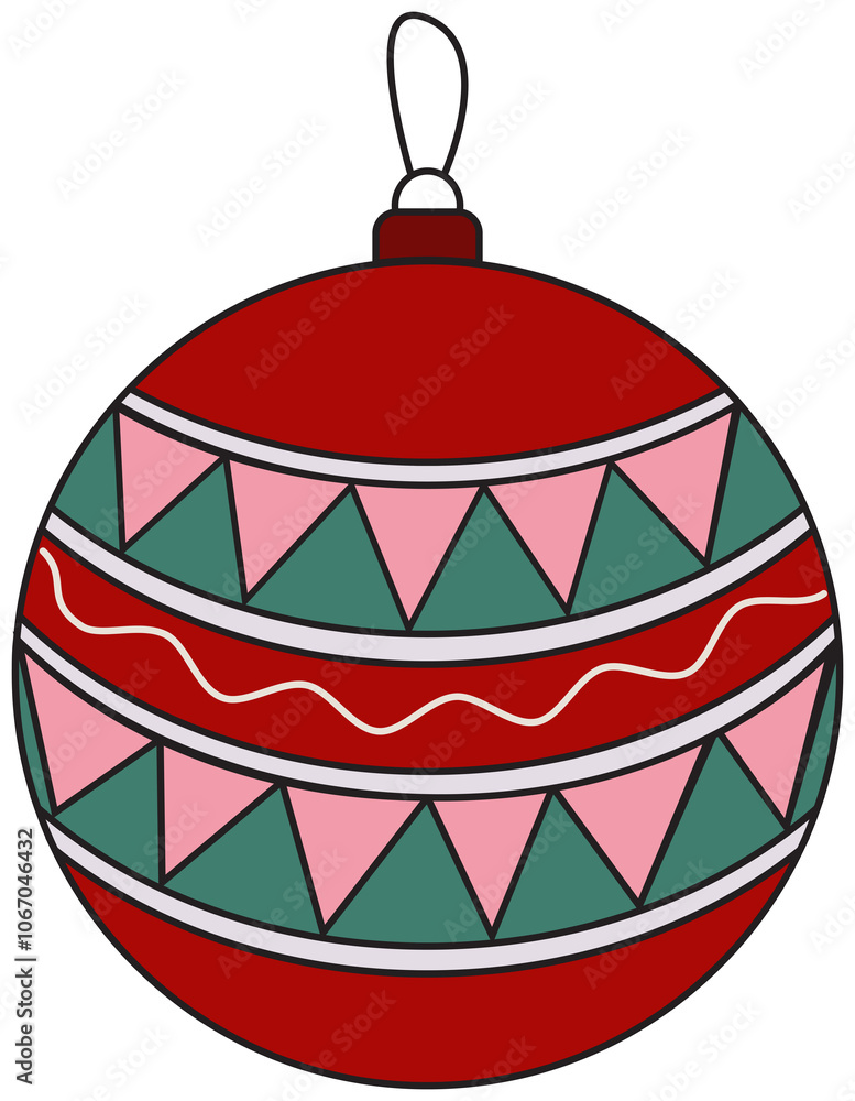 Christmas bulb die-cut Christmas bulb die-cut