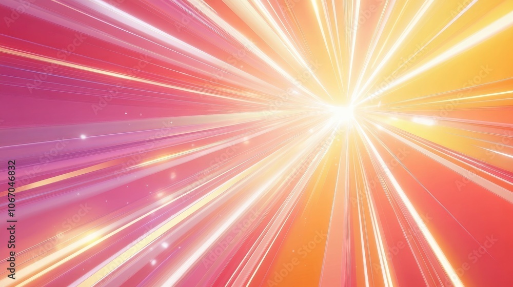 Radiant beams of converging light creating a mesmerizing pattern perfect for artistic backgrounds and visuals Radiant beams of converging light creating a mesmerizing pattern perfect for artistic backgrounds and visuals