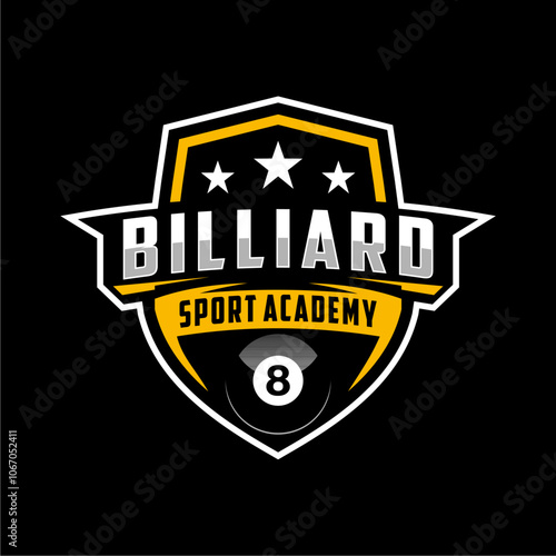 Billiard club Logo Template Design