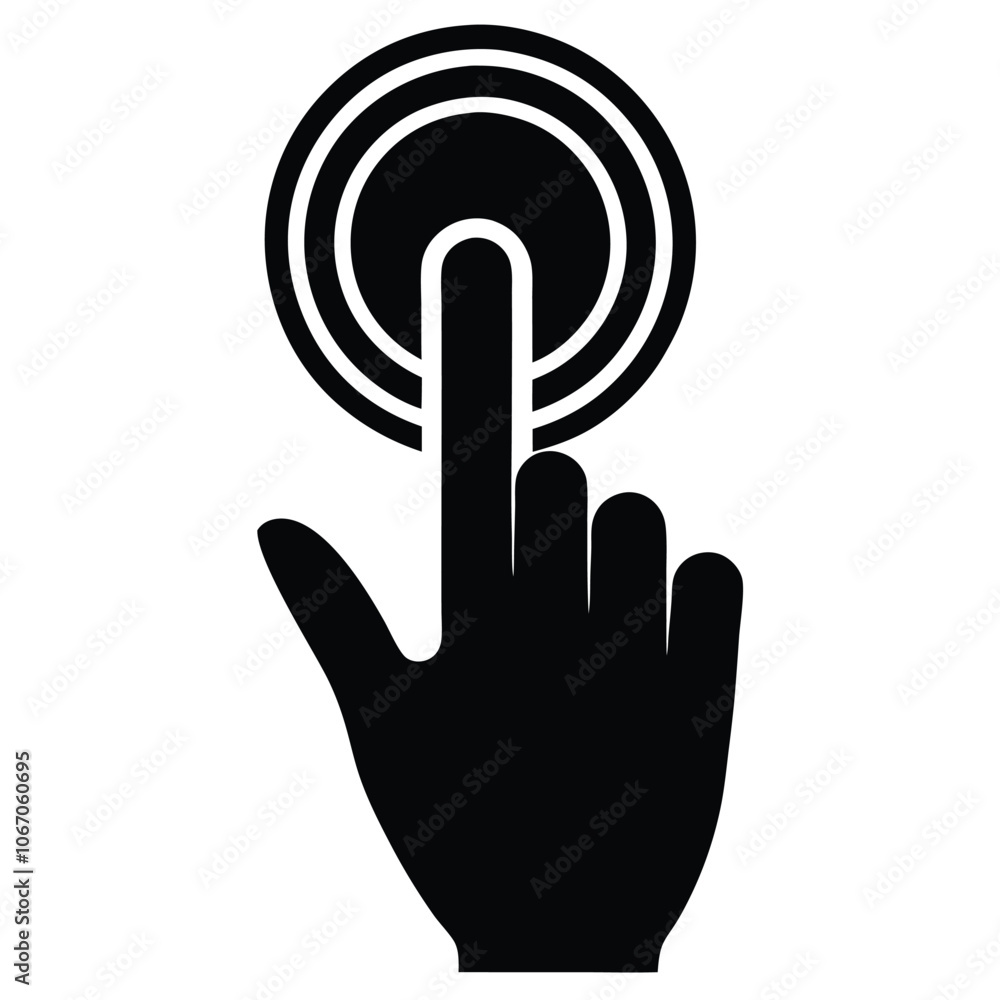 hand touch icon hand clicking symbol hand touch icon hand clicking symbol