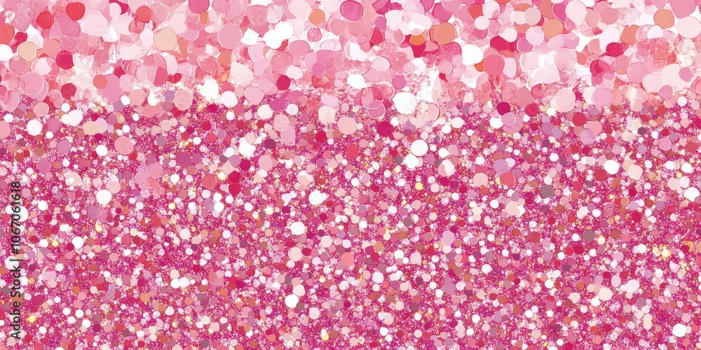 Sparkling pink glitter background with shimmering light reflections. Sparkling pink glitter background with shimmering light reflections.