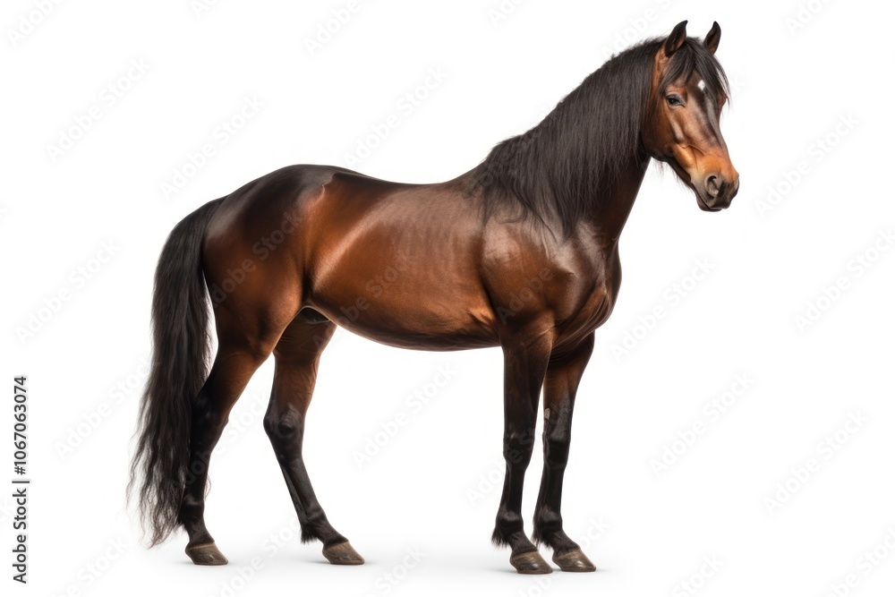 Naklejka premium Horse stallion animal mammal.