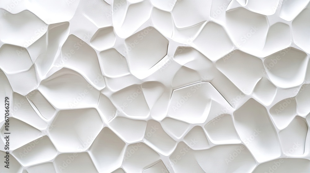 Seamless abstract white wall texture presents a unique surface design with three-dimensional elements, perfect for adding depth and style. Ideal for versatile applications with ample copy space. Seamless abstract white wall texture presents a unique surface design with three-dimensional elements, perfect for adding depth and style. Ideal for versatile applications with ample copy space.