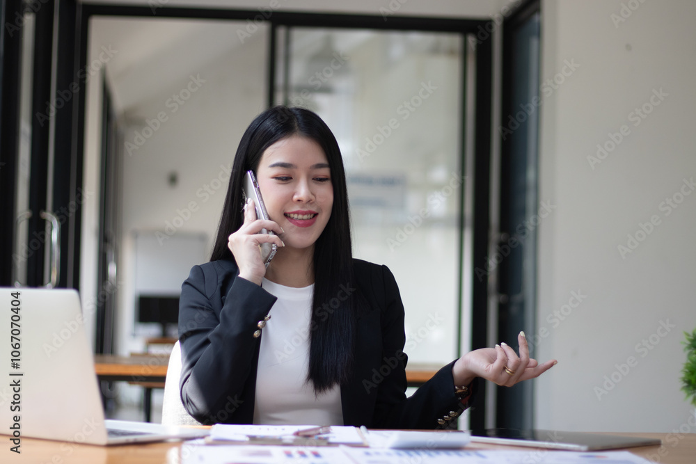 business person working in office business person working in office