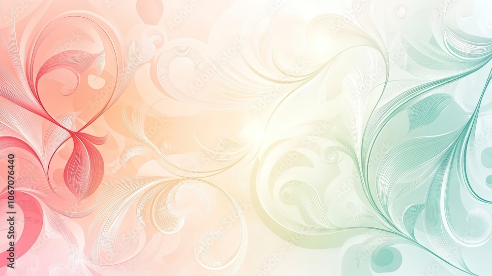 Elegant curlicue design perfect for creating a spring card background. This exquisite curlicue pattern enhances any spring-themed project. Ideal for personalized messages with ample copy space. Elegant curlicue design perfect for creating a spring card background. This exquisite curlicue pattern enhances any spring-themed project. Ideal for personalized messages with ample copy space.