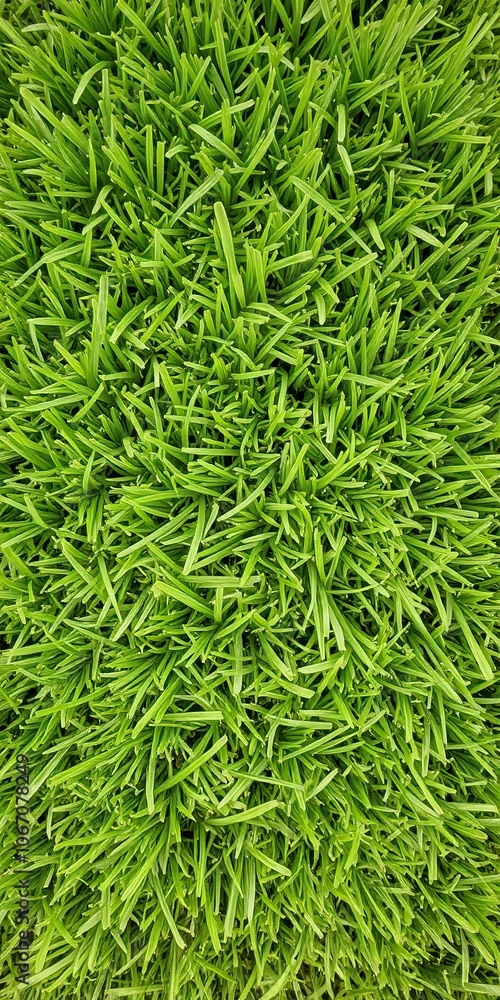 A vibrant and realistic artificial grass background, perfect for adding a touch of greenery to any design project, outdoor