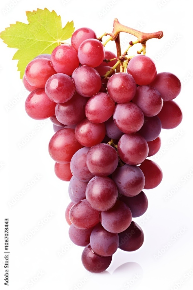 Fototapeta premium Grapes bunch fruit plant food.