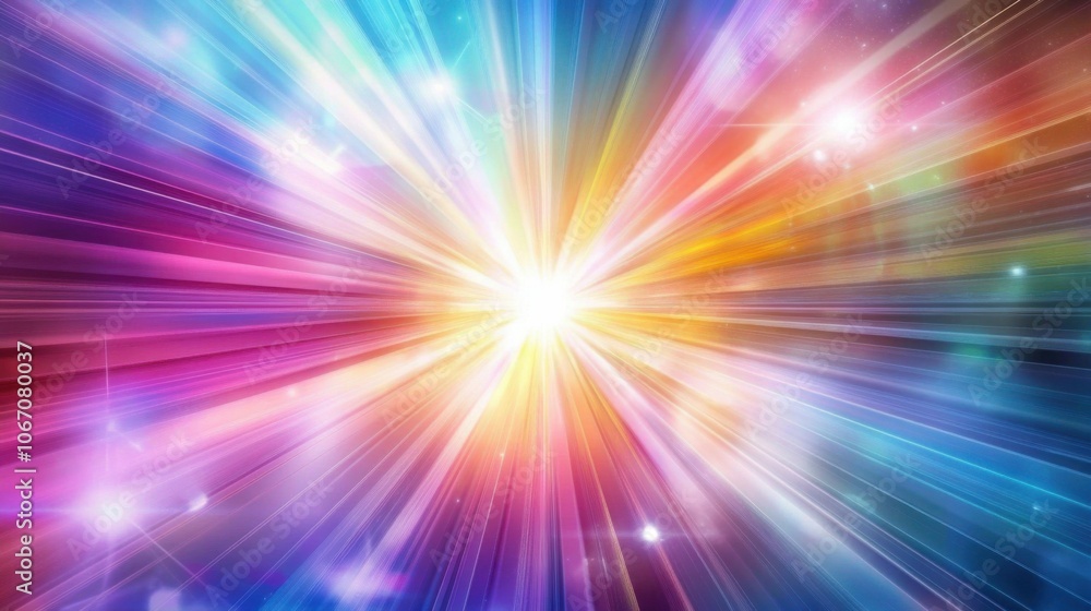 Vibrant Explosion of Color and Light Vibrant Explosion of Color and Light
