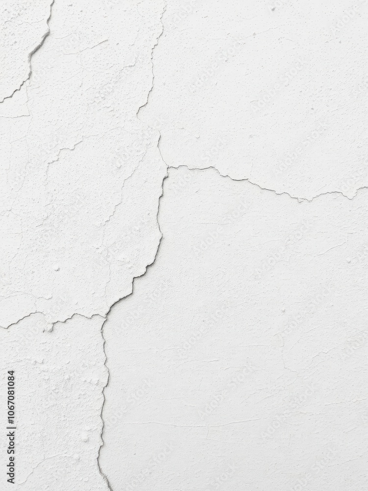 Rough texture of aged white wall with cracks and imperfections, grunge Rough texture of aged white wall with cracks and imperfections, grunge