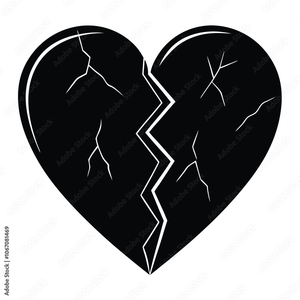 heartbreak broken heart or divorce icons heartbreak broken heart or divorce icons