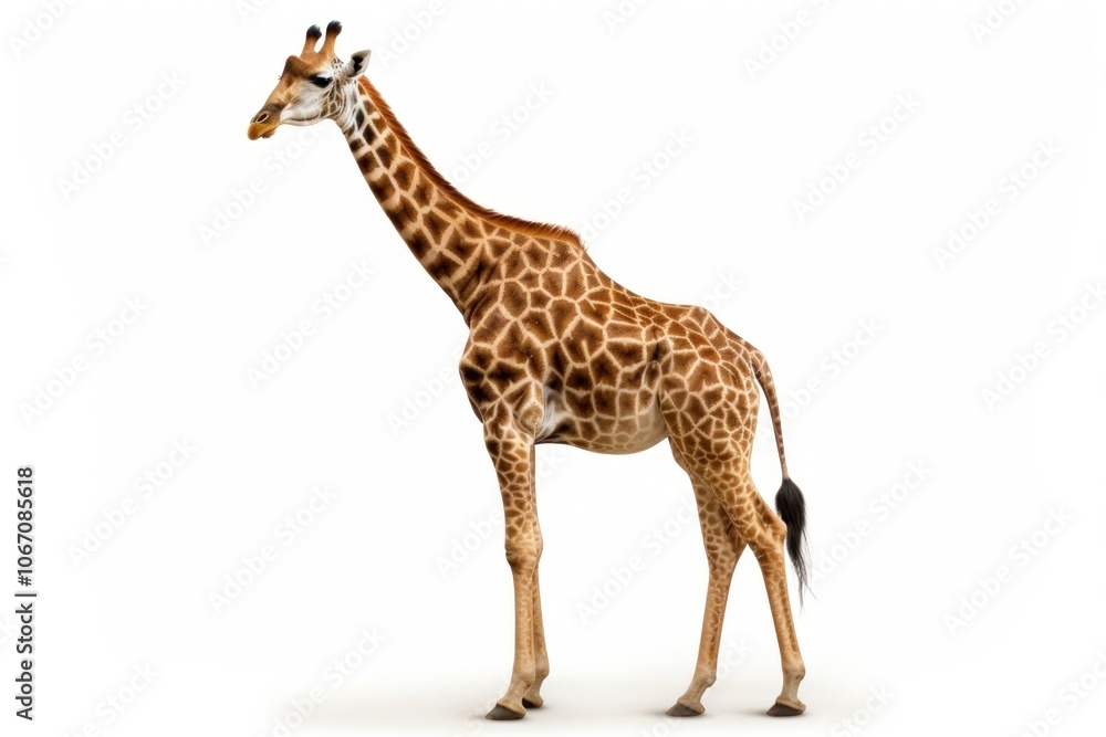 Fototapeta premium Wildlife giraffe animal mammal.