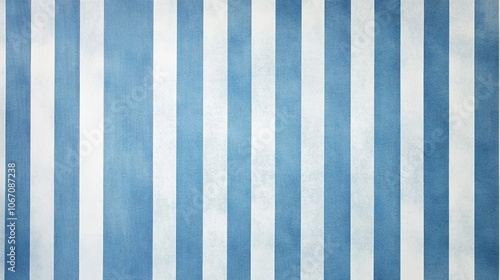 A seamless pattern of vertical blue and white stripes with a subtle textured effect.