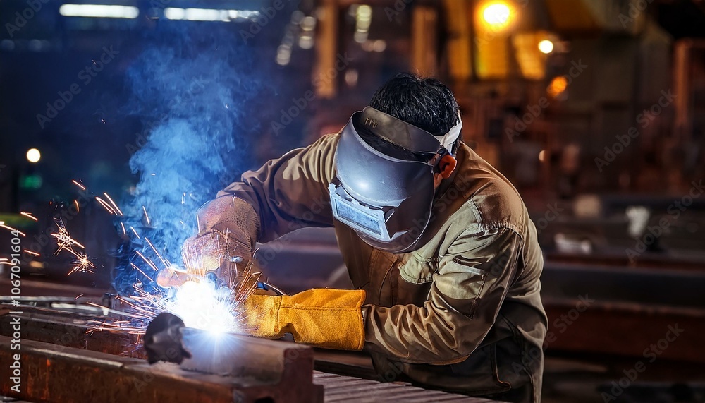 welder at work welder at work