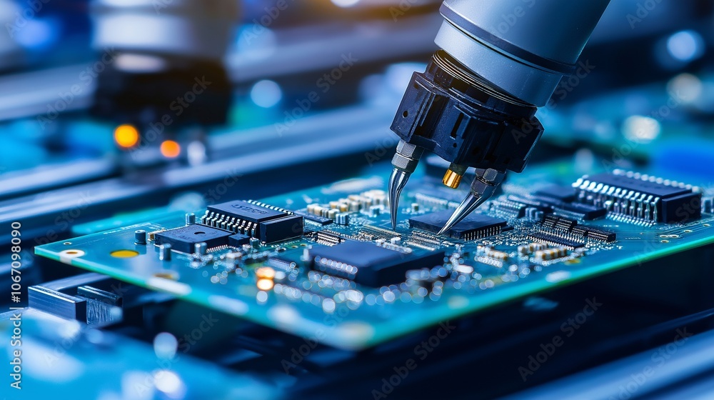Modern robots and automation process, manufacturing Modern robots and automation process, manufacturing