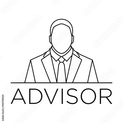 Businessman line icon, Occupation concept. Can be used for topics like top management, banking, finance, investment