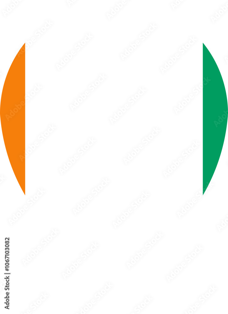 Ivory Coast Flag In Pin Ivory Coast Flag In Pin