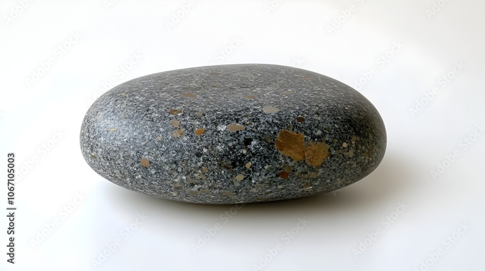 Smooth gray pebble or stone rock on a plain white background,depicting natural textures,earthy colors,and a minimalist,modern design. Smooth gray pebble or stone rock on a plain white background,depicting natural textures,earthy colors,and a minimalist,modern design.