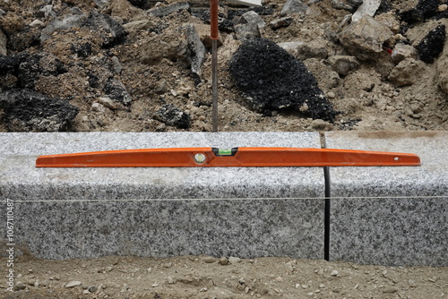 Foto Travaux de réfection de la chaussée et des trottoirs