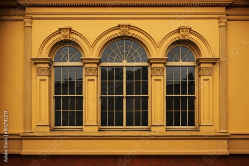 Window architecture building repetition.