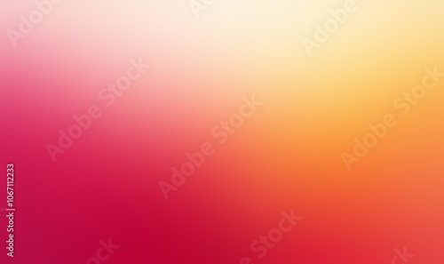 Pink yellow gradient abstract fuzz empty background. Light top.