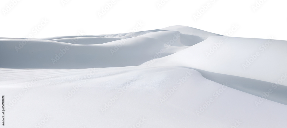 Fototapeta premium Snowy hills landscape